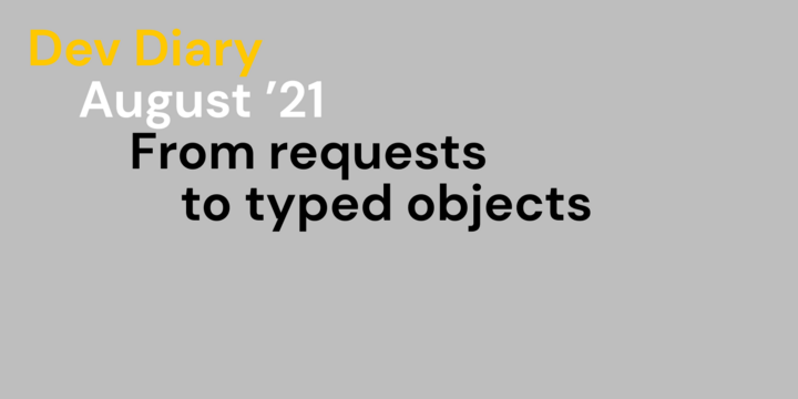 From request to typed objects