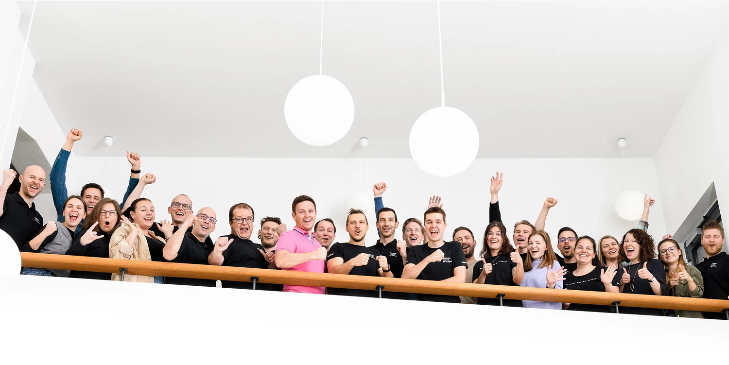 Fusonic feiert als Team Fusonic feiert als Team