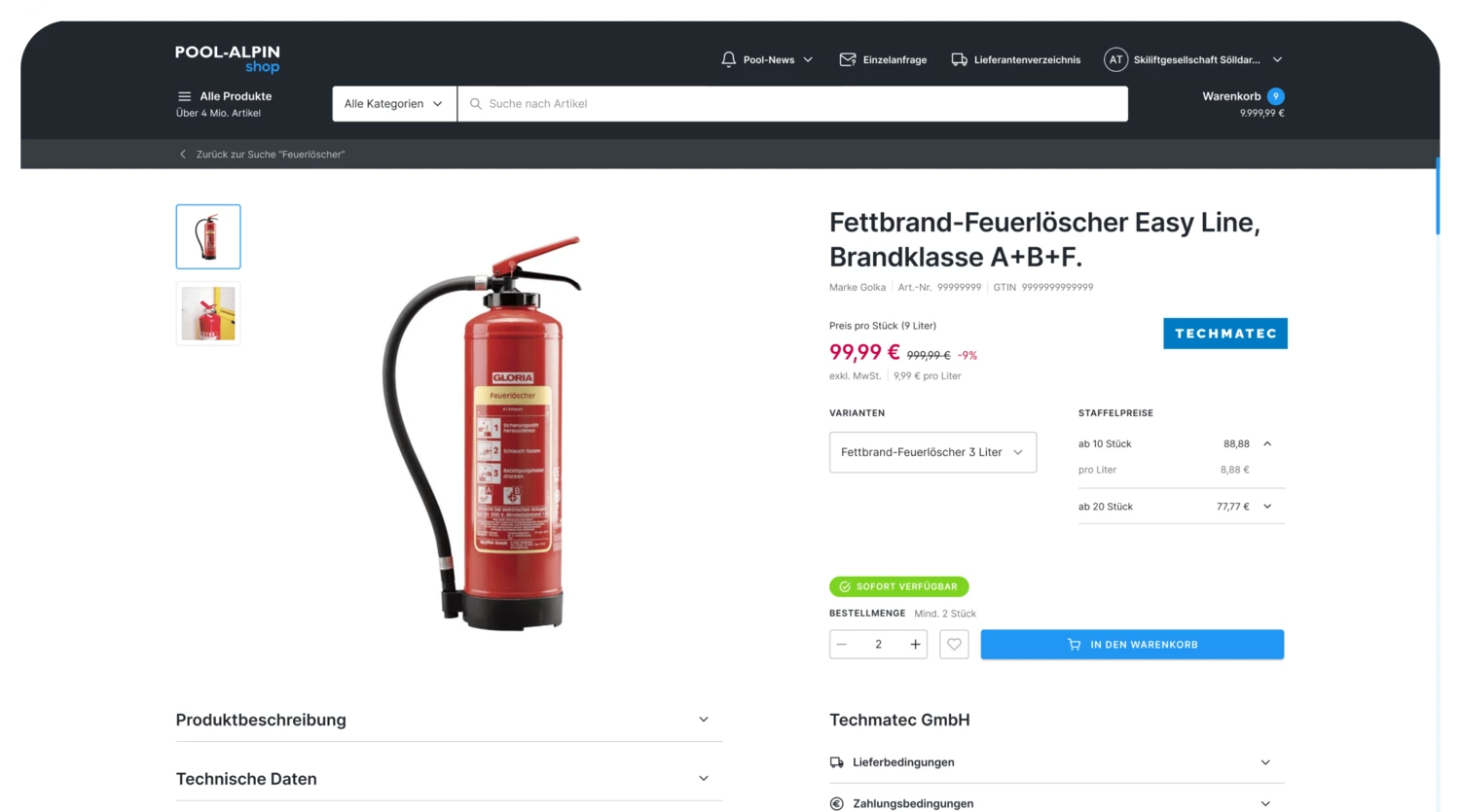 Effizientes B2B-Shopping im neuen Webshop-Design! Klar und übersichtlich. 08-detail-page