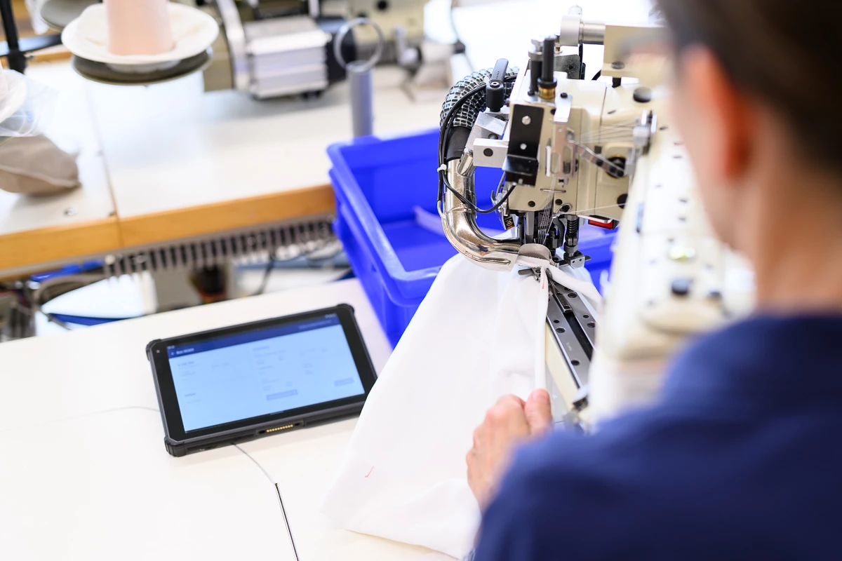 We have optimized the production process by integrating Sigvaris employees.
Fusonic_x_Sigvaris_by_MatthiasRhomberg