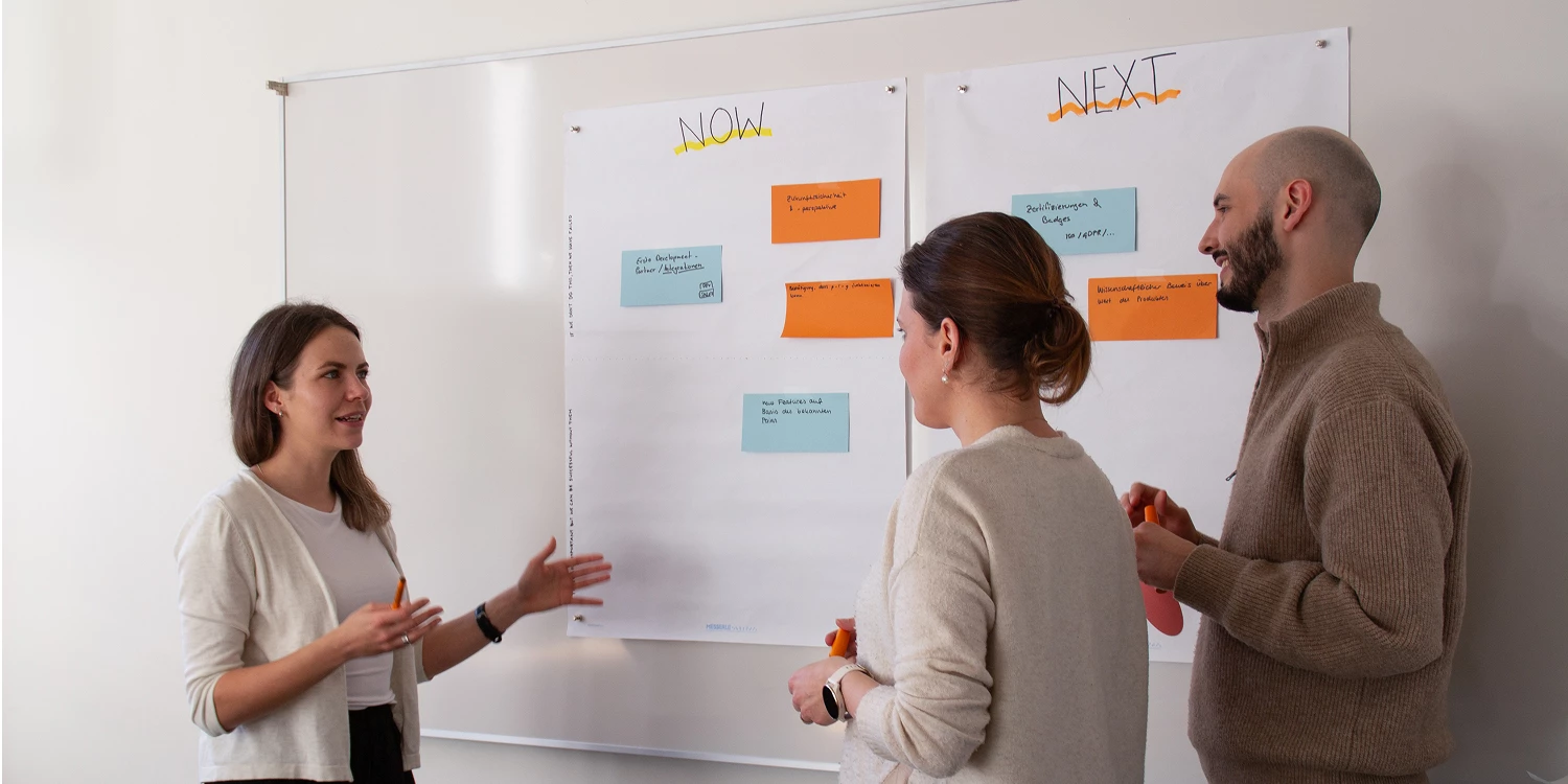 Wir feilen gemeinsam mit unseren Kunden an einer Strategie, um Innovationen voranzutreiben Strategieberatung mit OKR