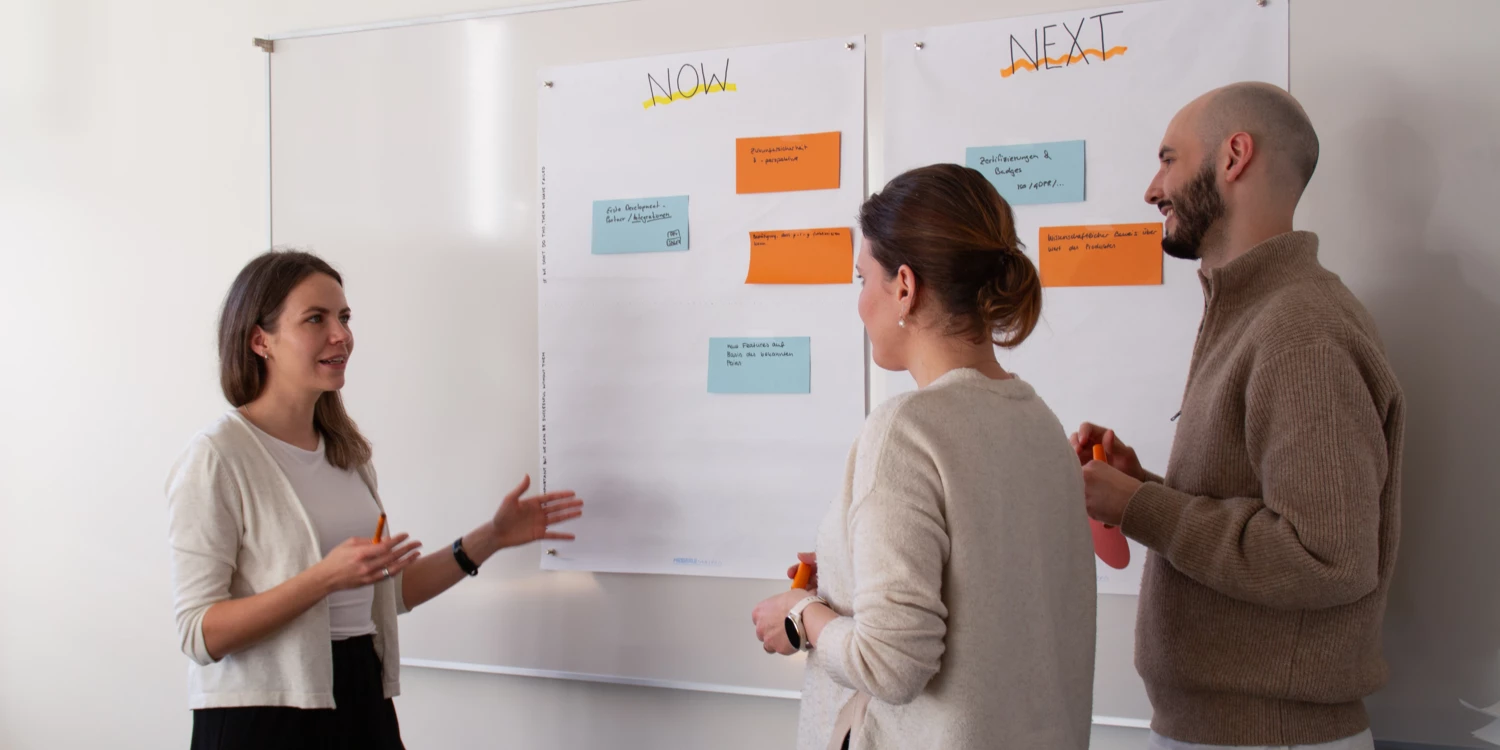 Vom Brainstorming mit losen Ideen und Vorstellungen zu einer klaren, gemeinsamen Ausrichtung. OKR Workshop bei Fusonic