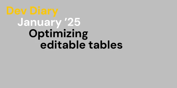 Improving performance of inline-editable tables_B Improving performance of inline-editable tables_B
