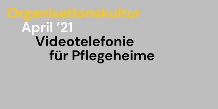 Videotelefonie für Pflegeheime Videotelefonie für Pflegeheime