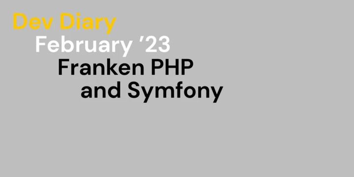 Franken PHP and Symfony Franken PHP and Symfony