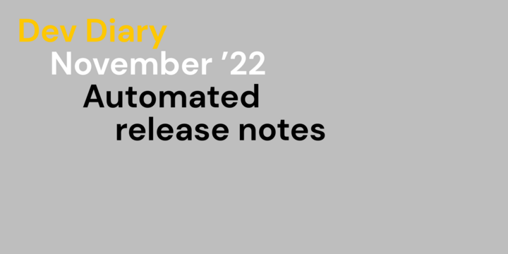 automated release notes