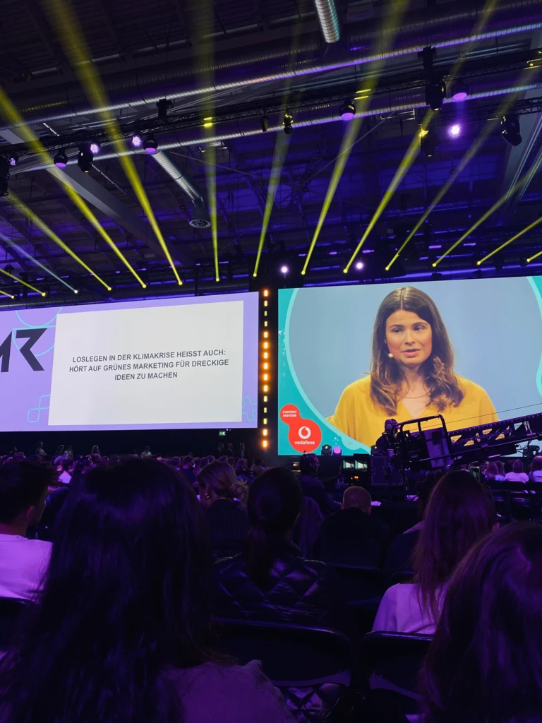 Klimaaktivistin Luisa Neubauer  Talk OMR 2023: Luisa Neubauer