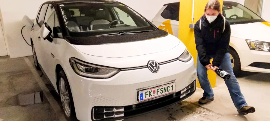 Die Taufe unseres Fusonic 1 E-Auto_Taufe