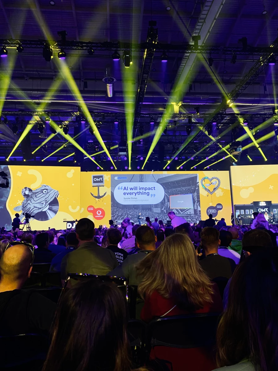 AI bzw. KI im Fokus der OMR 2023 AI Fokus OMR 2023