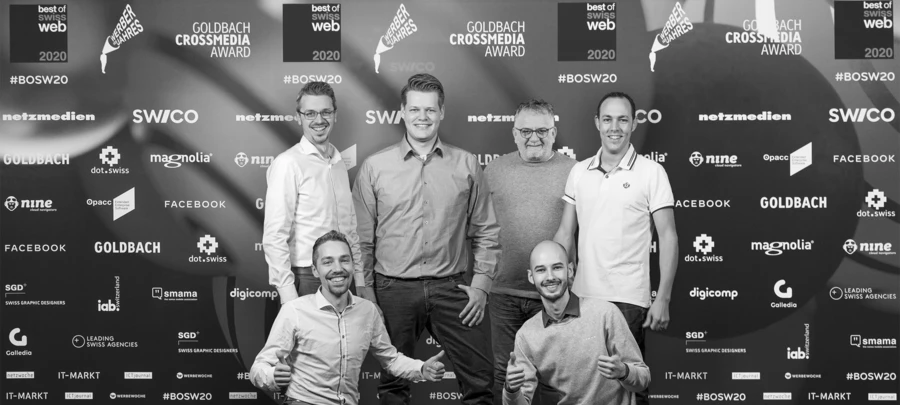 Swiss Web Award_Teambild Swiss Web Award_Teambild