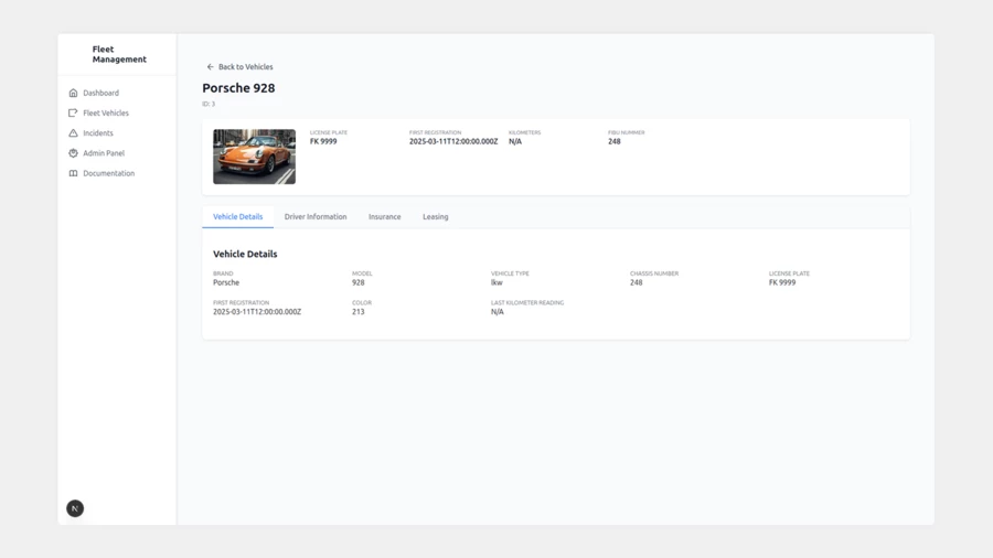 CMS_Vehicle Information CMS_Vehicle Information